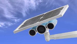 Solar security camera